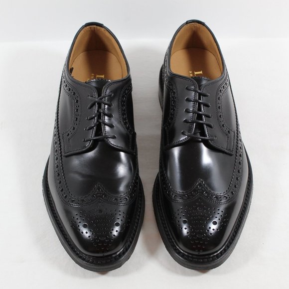 Loake Shoemakers Sovereign Leather Brogue Dress Shoe - Black 41EU / 7UK - Picture 3 of 7